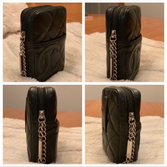 CHANEL Black Quilted Mini Bag Cambon - Picture 5 of 7